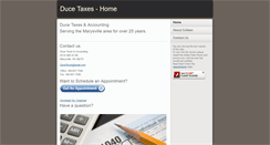 Desktop Screenshot of ducetaxes.com